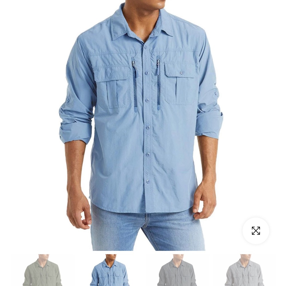 Men's Blue Casual Jacket